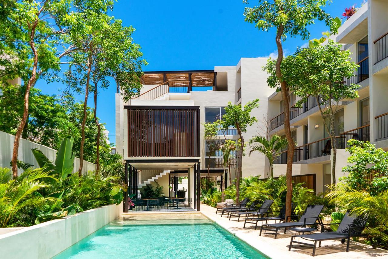 1Br Apartment With Private Pool And Rooftop Access Tulum A103 Kültér fotó